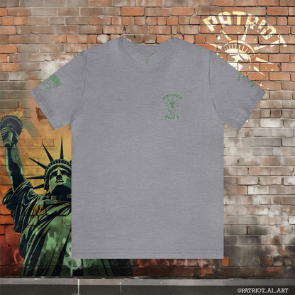 Patriot Art Army Green Stacked Logo T-Shirt