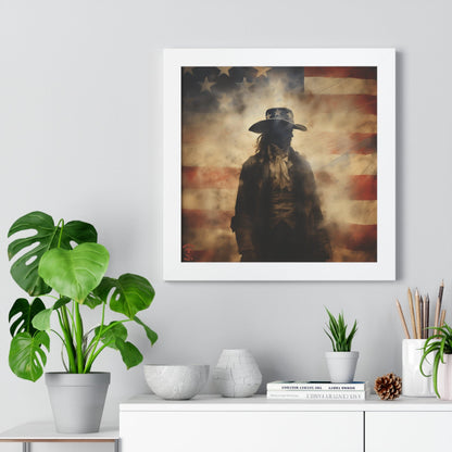 Echoes of Freedom - Framed Horizontal Poster