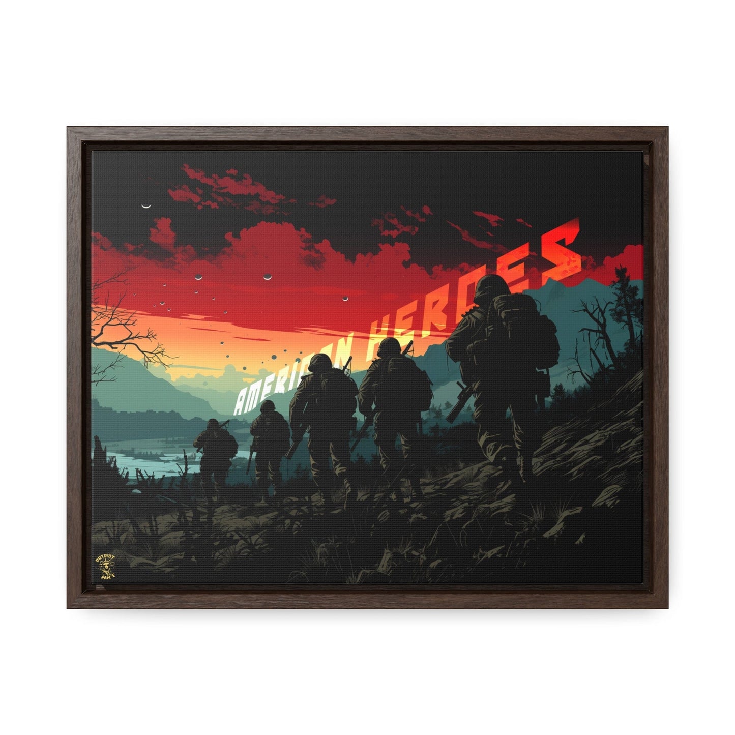 Armed Forces Framed Gallery Canvas Wraps