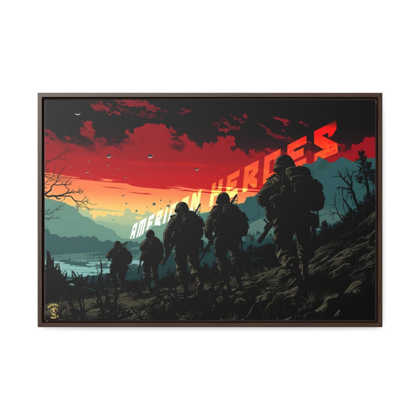 Armed Forces Framed Gallery Canvas Wraps