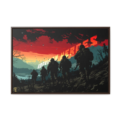 Armed Forces Framed Gallery Canvas Wraps