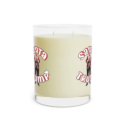 Santa Trump Scented Candle - Full Glass, 11oz