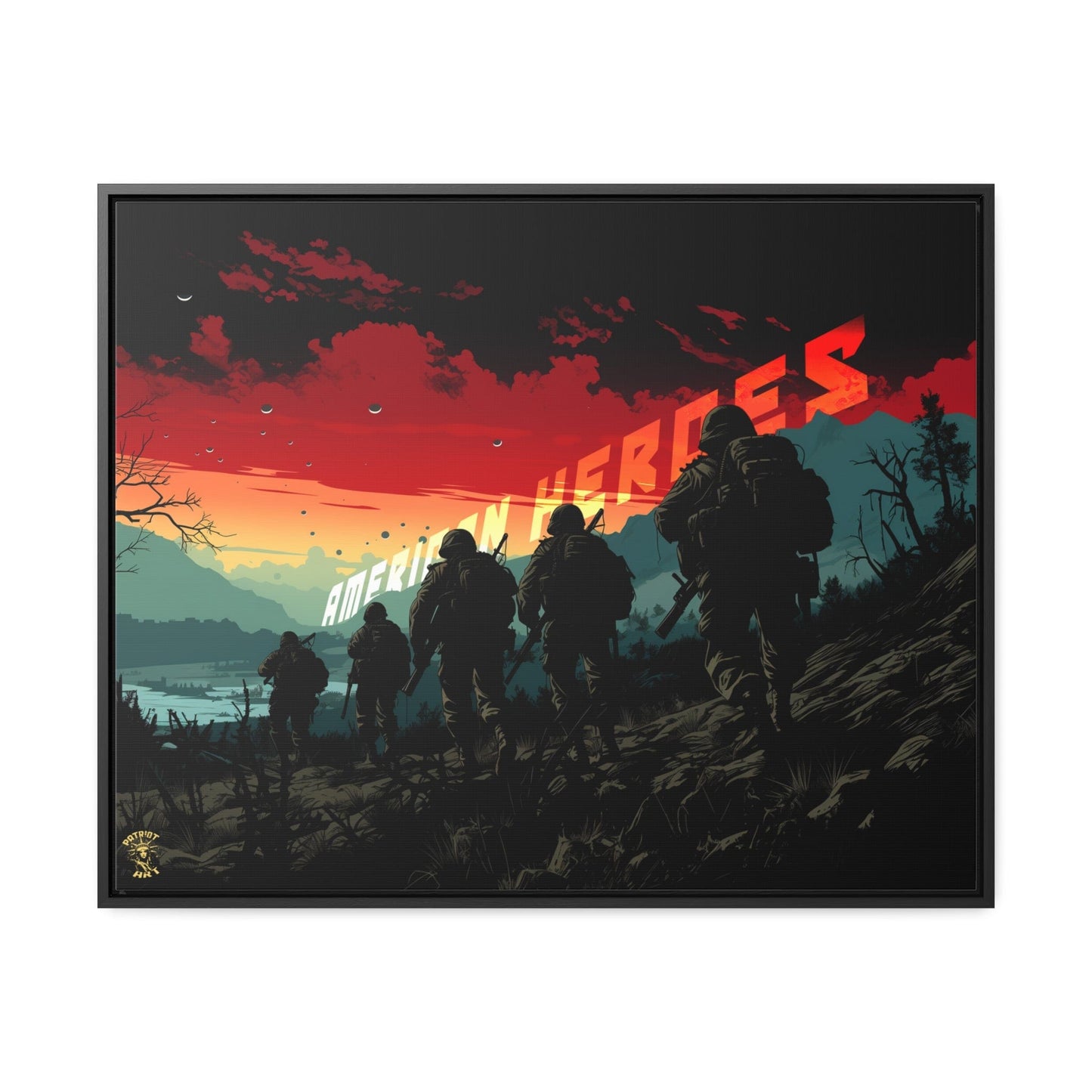 Armed Forces Framed Gallery Canvas Wraps