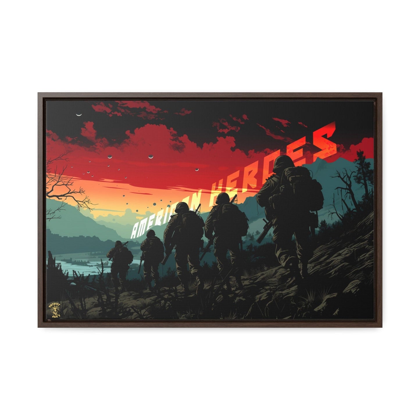 Armed Forces Framed Gallery Canvas Wraps