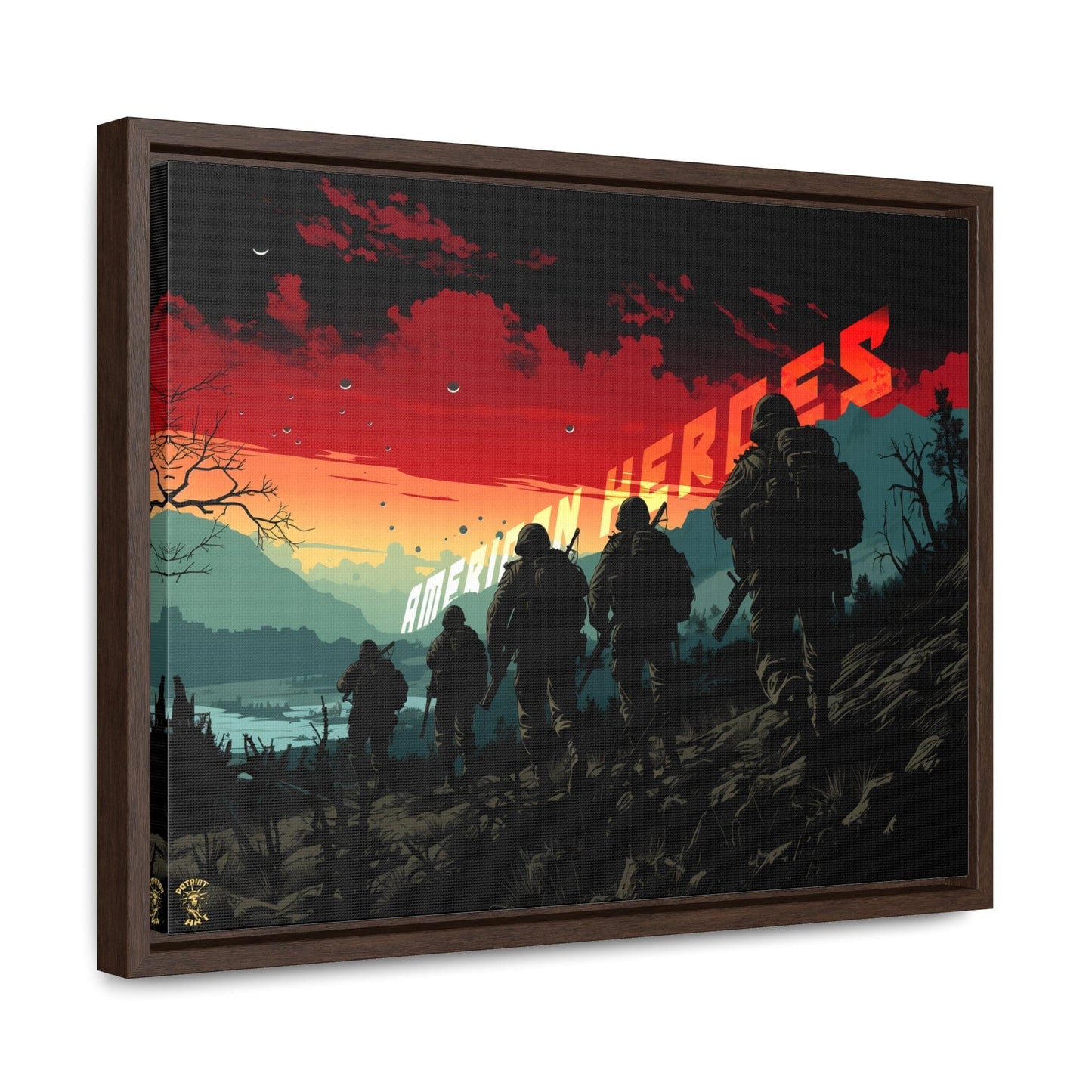 Armed Forces Framed Gallery Canvas Wraps