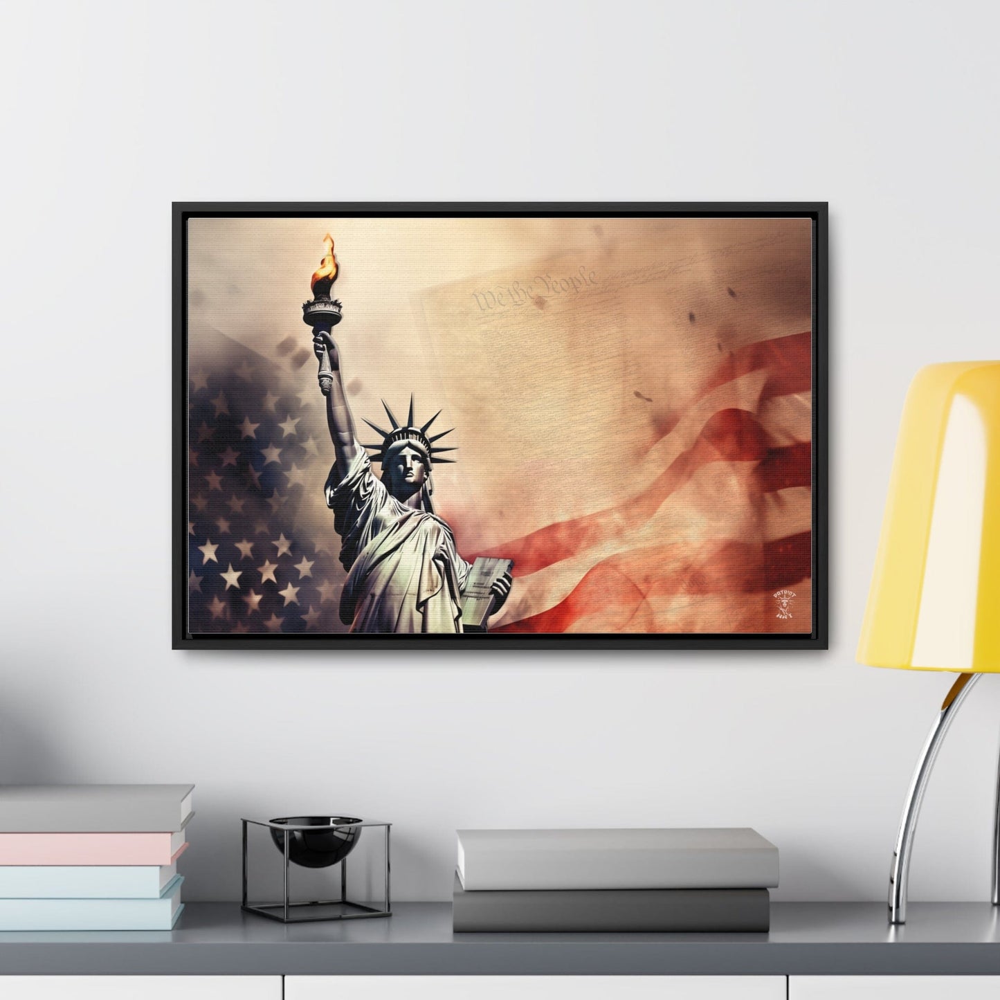 We the People Framed Gallery Canvas Wrap