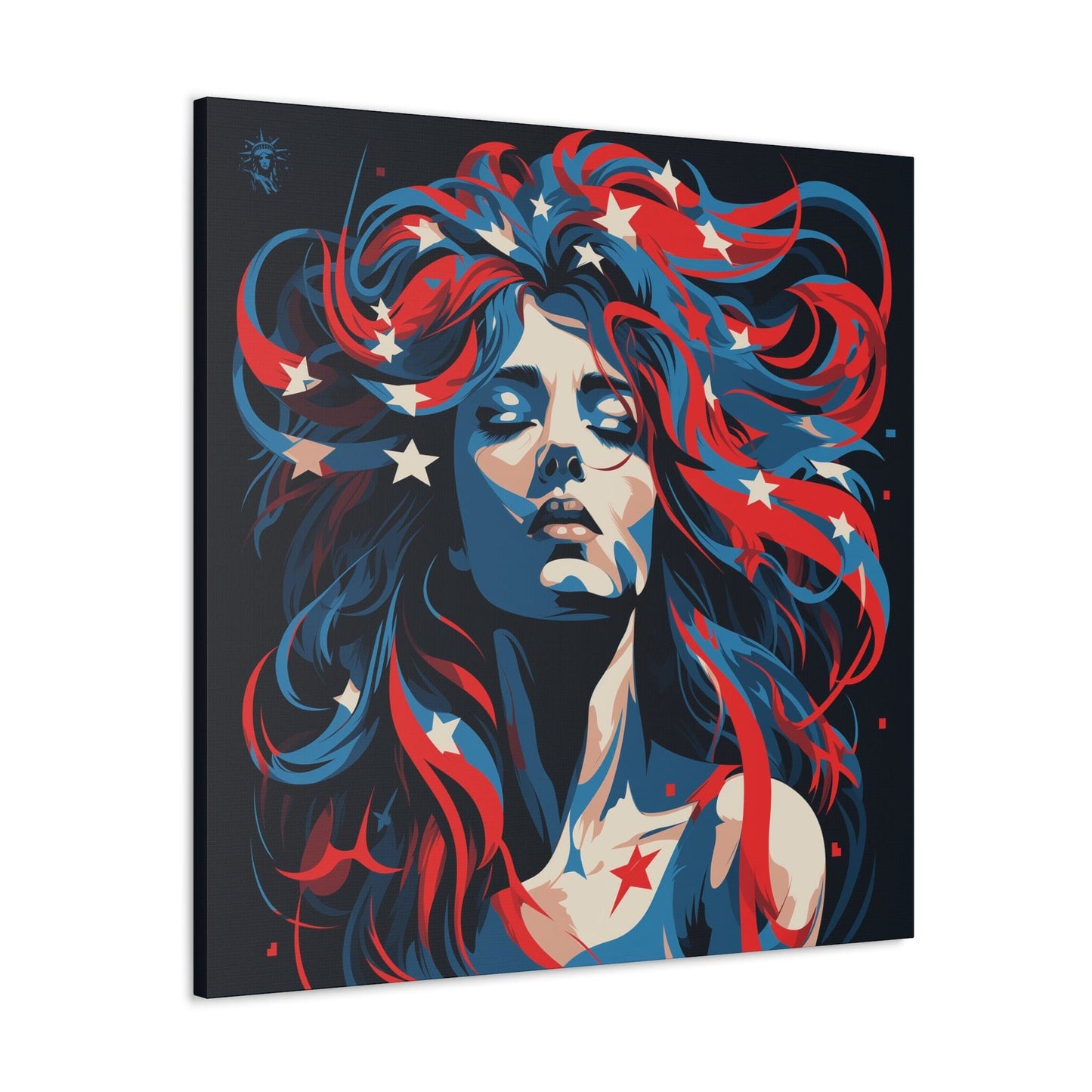 American Woman Framed Canvas Gallery Wraps