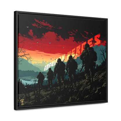 Armed Forces Framed Gallery Canvas Wraps