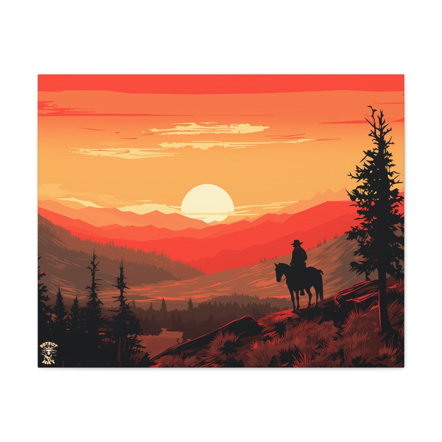 The Lone Ranger Matte Canvas Stretched, 1.25"