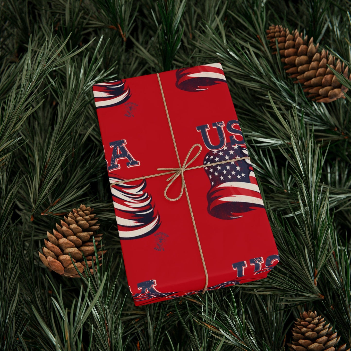 American Flag USA Wrapping Paper