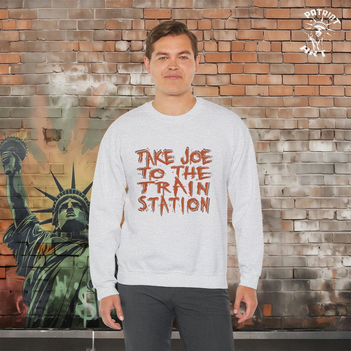 Trump Takes Joe to the "Train Station" Sweatshirt