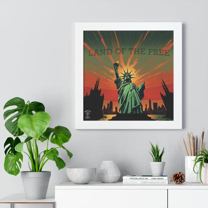 Land of the Free Framed Poster