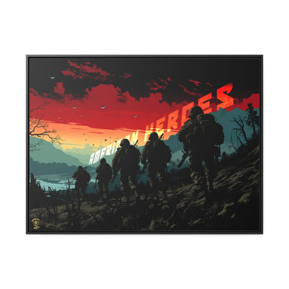 Armed Forces Framed Gallery Canvas Wraps