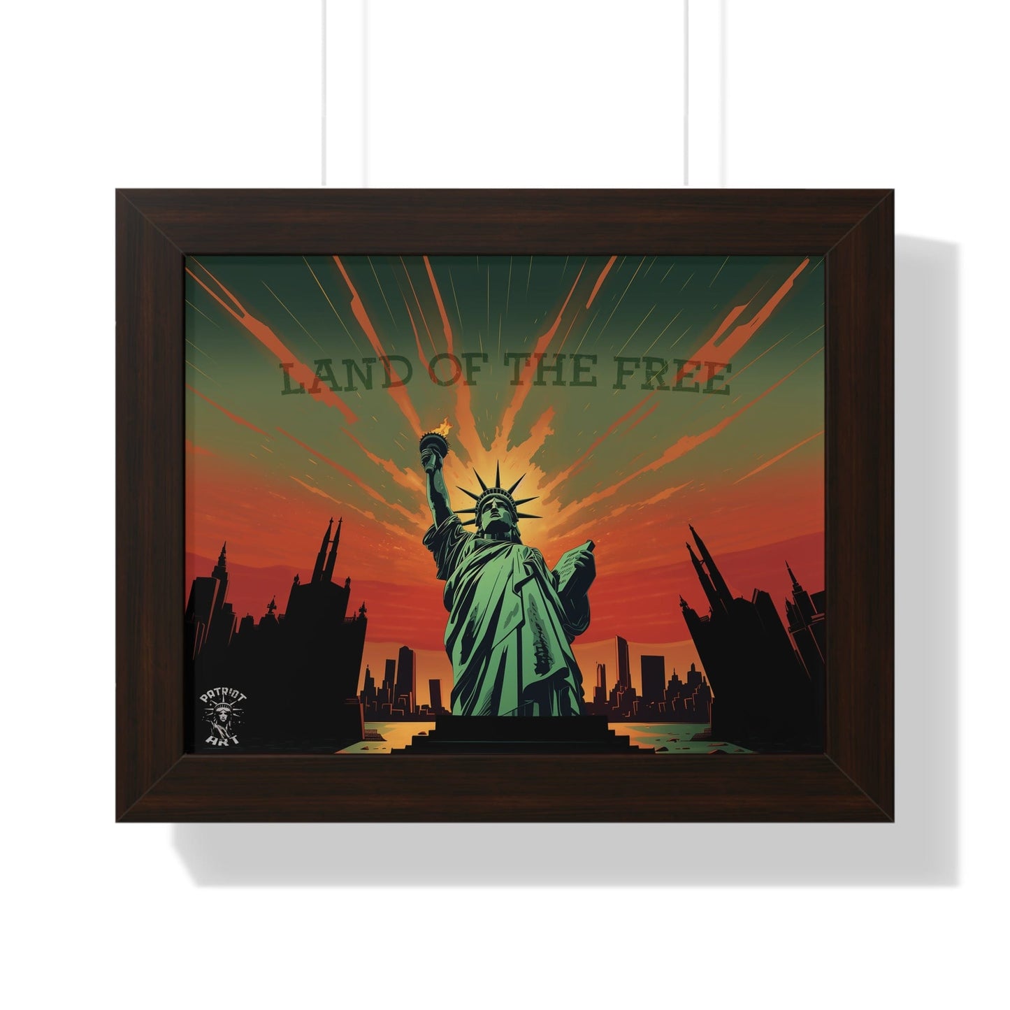 Land of the Free Framed Poster