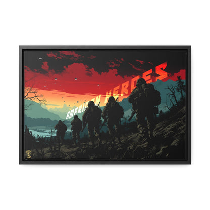 Armed Forces Framed Gallery Canvas Wraps