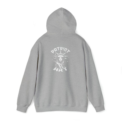 Patriot Art White Logo Hoodie