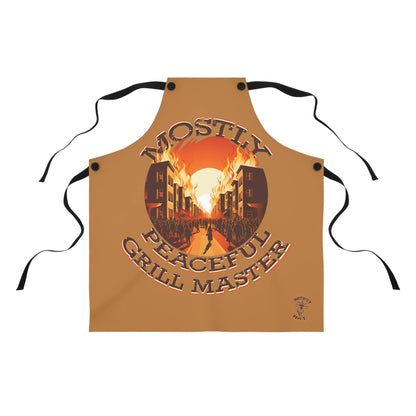 The Mostly Peaceful Grill Master Apron