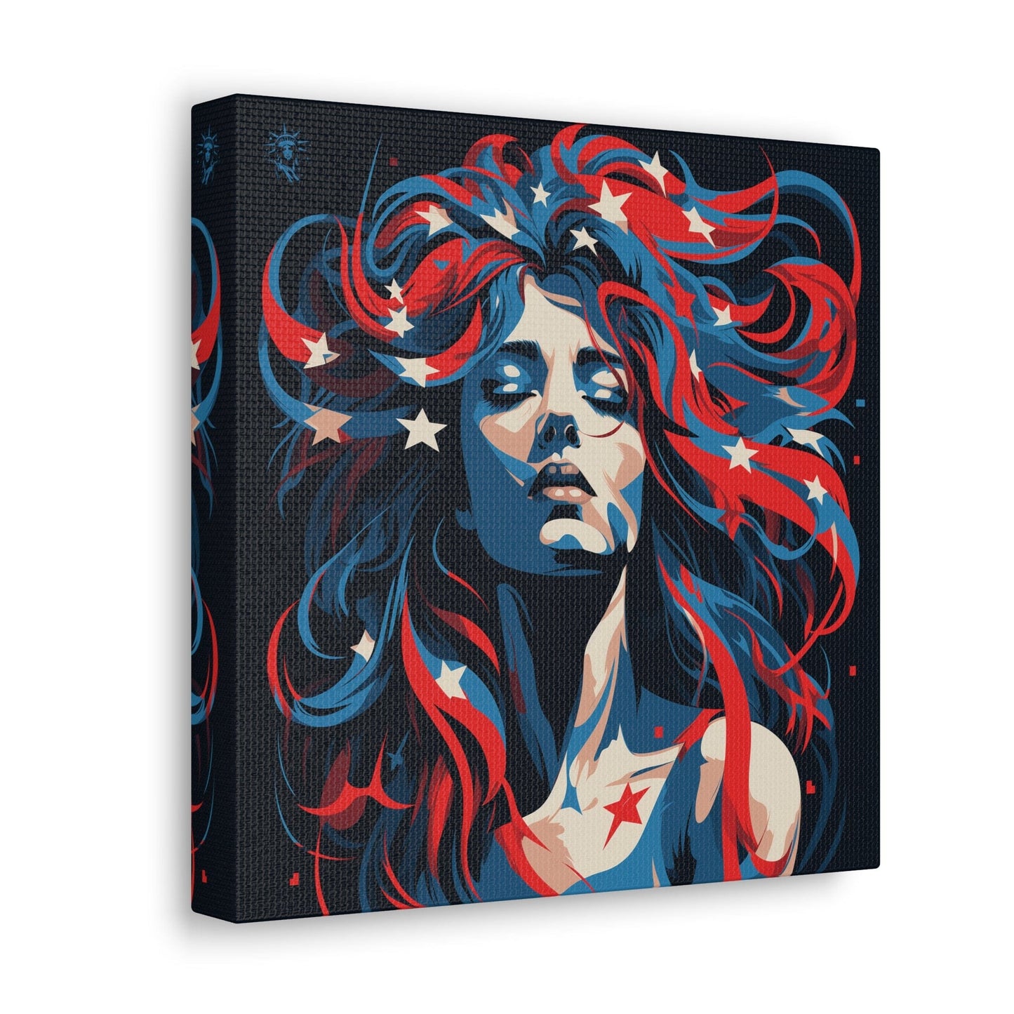 American Woman Framed Canvas Gallery Wraps