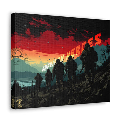 Armed Forces Framed Canvas Gallery Wraps