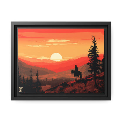 The Lone Ranger Matte Canvas, Black Frame