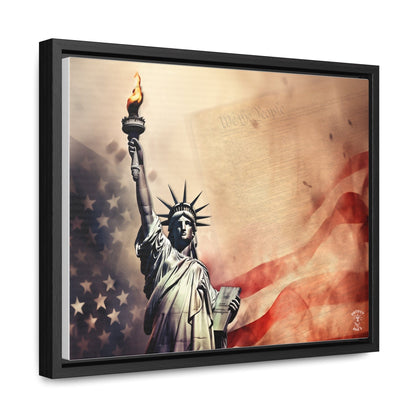 We the People Framed Gallery Canvas Wrap