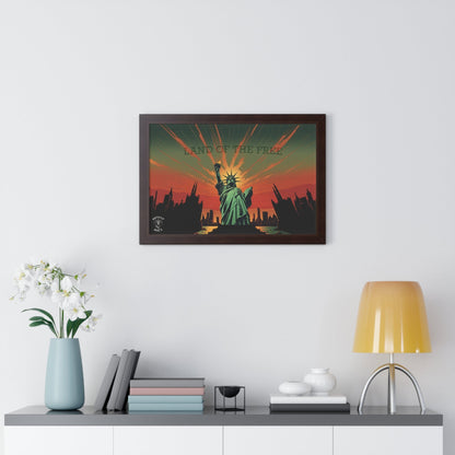 Land of the Free Framed Poster