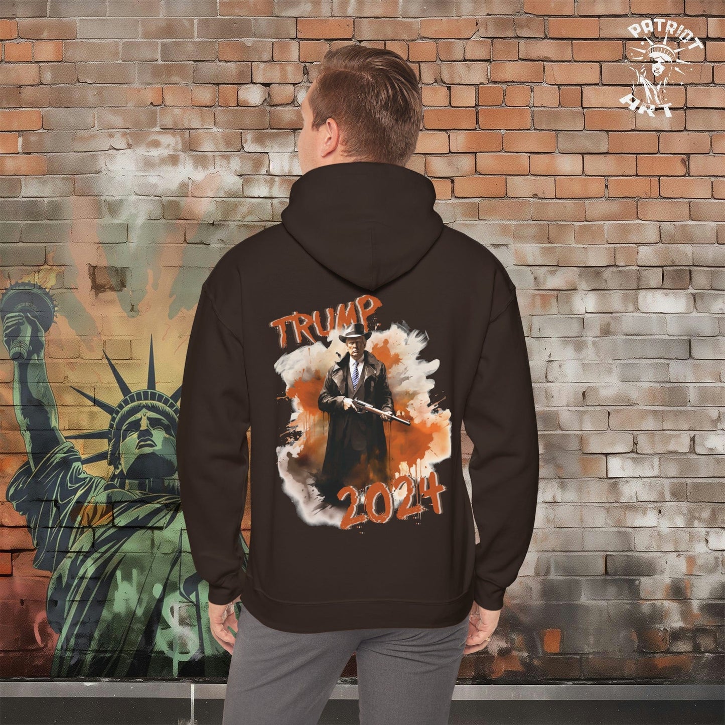 Trump Takes Joe to the "Train Station" Hoodie