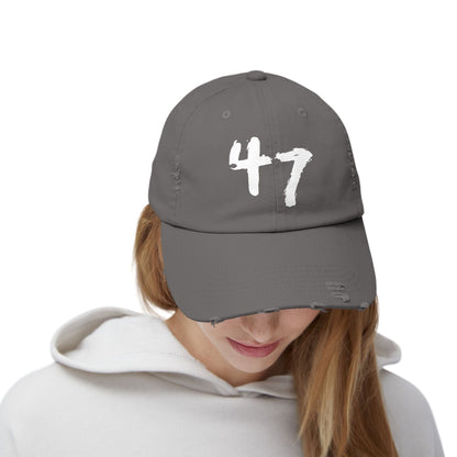 47 Distressed Cap