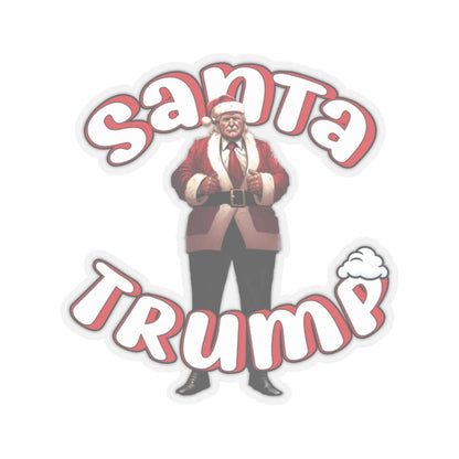 Santa Trump Kiss-Cut Stickers