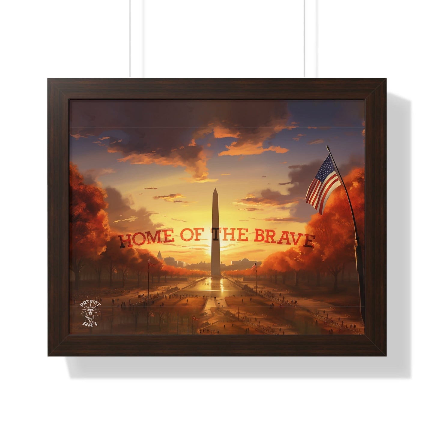 Home of the Brave Framed Poster