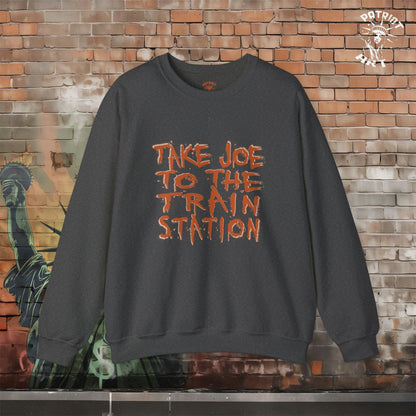 Trump Takes Joe to the "Train Station" Sweatshirt