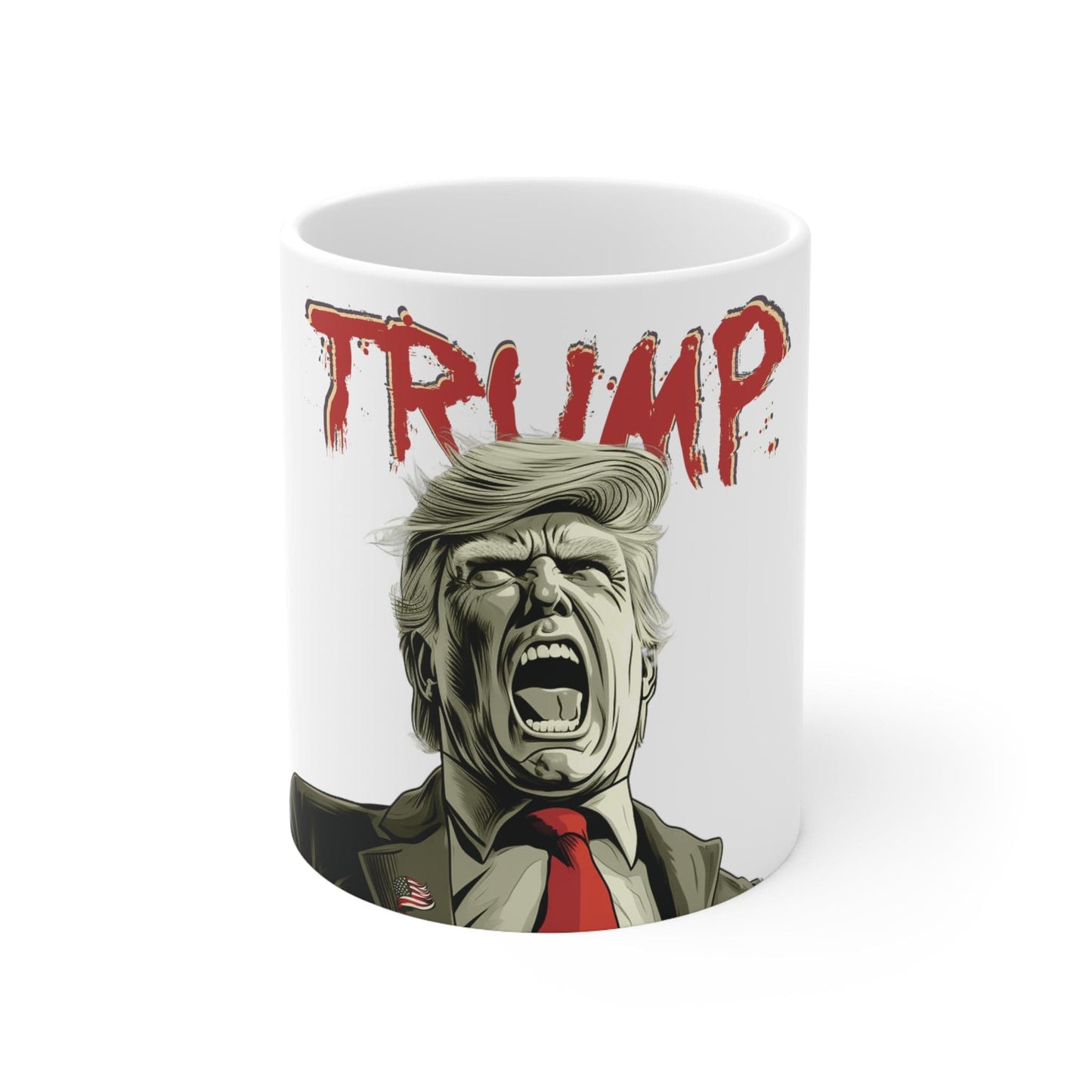 Trump Unleashed Monochrome Ceramic Mug 11oz