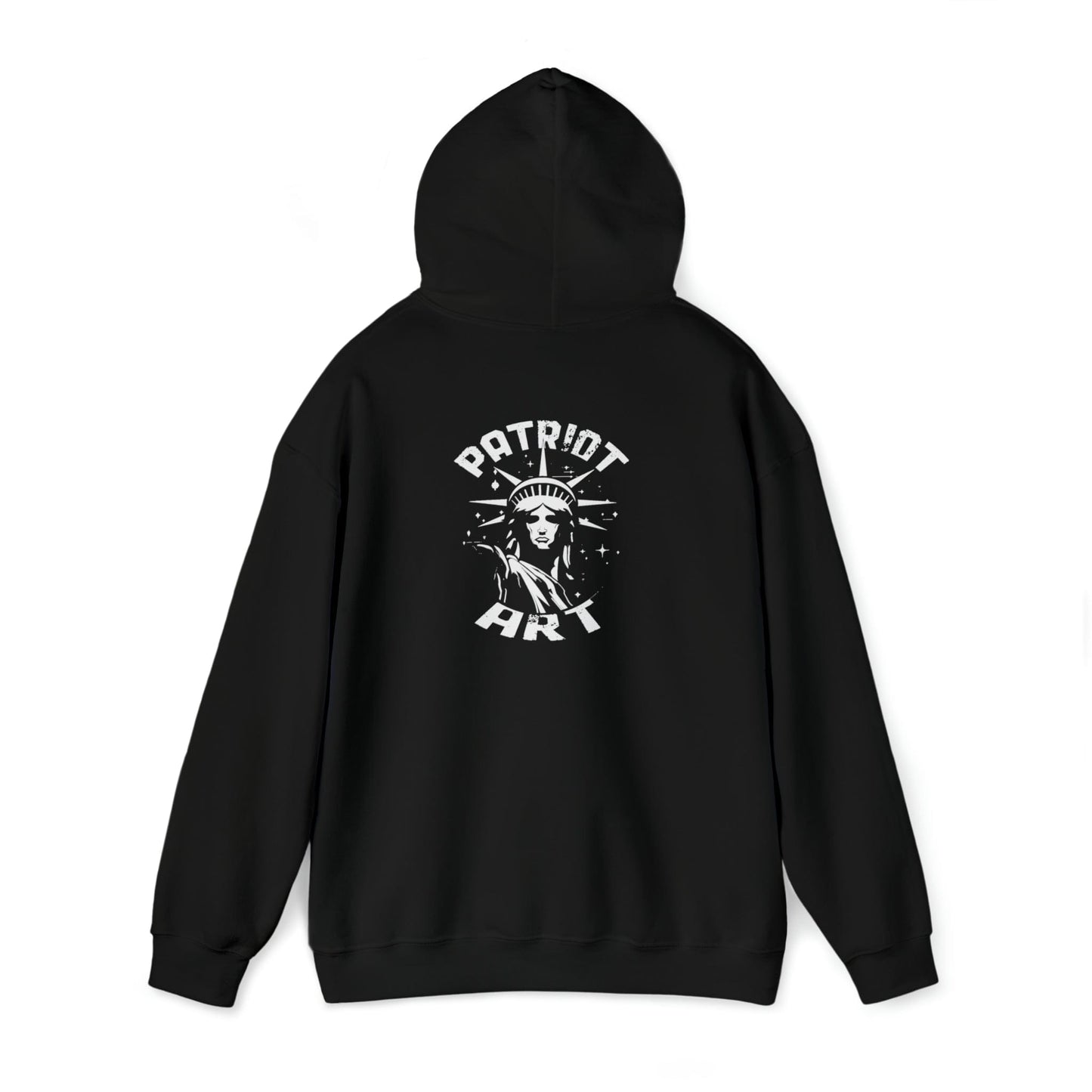 Patriot Art White Logo Hoodie