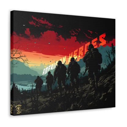 Armed Forces Framed Canvas Gallery Wraps