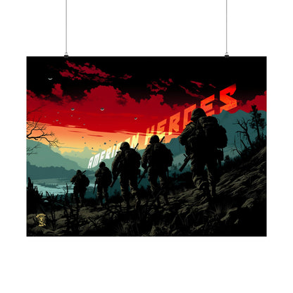 Armed Forces Matte Horizontal Poster