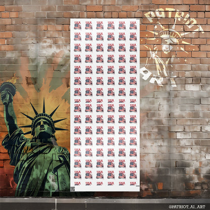 American Flag USA Wrapping Paper