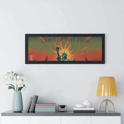 Land of the Free Framed Poster