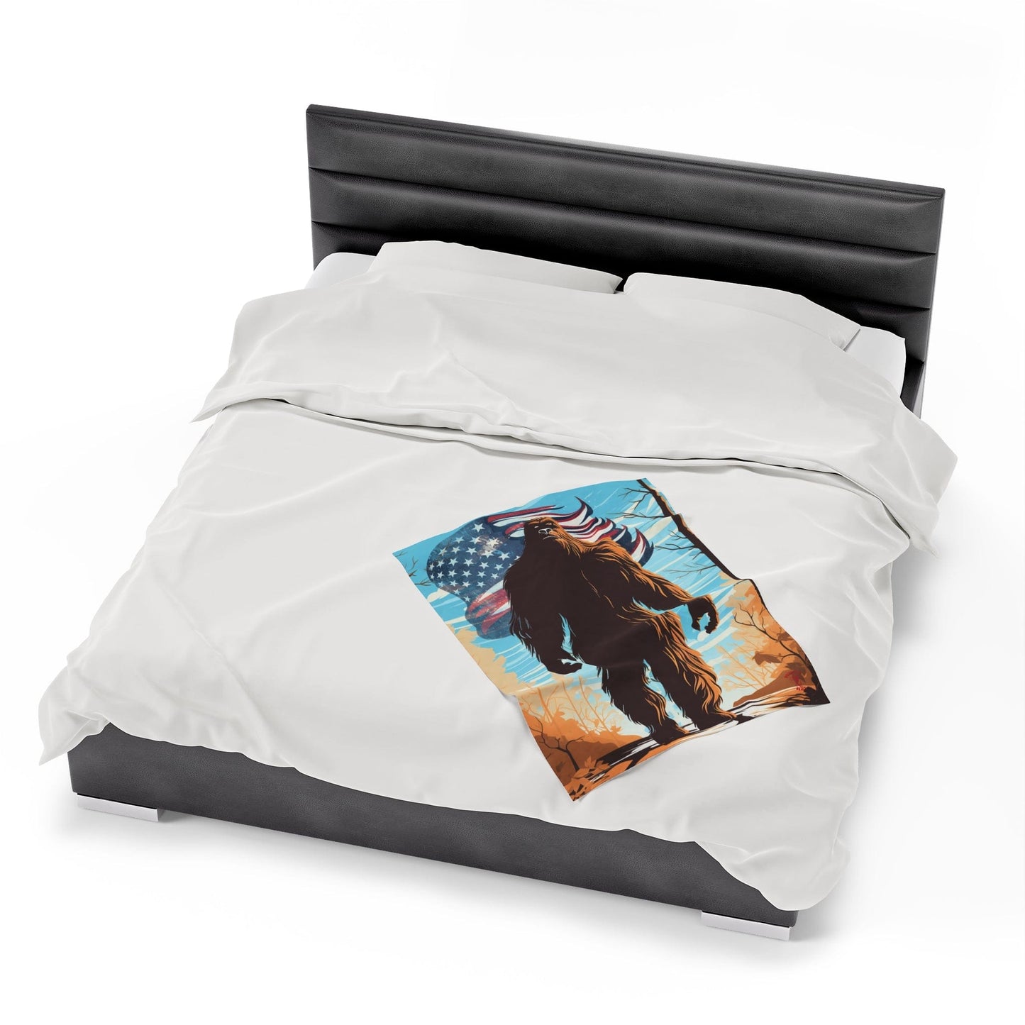 Big Foot Velveteen Plush Blanket - Various Sizes