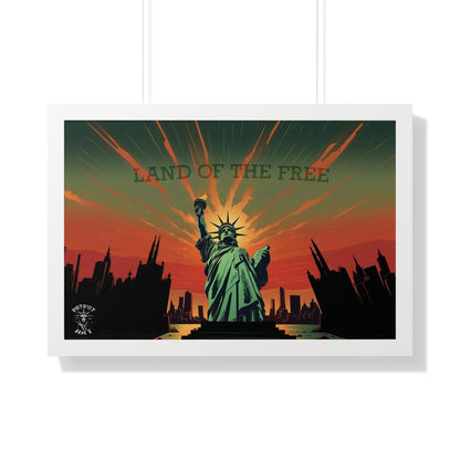 Land of the Free Framed Poster