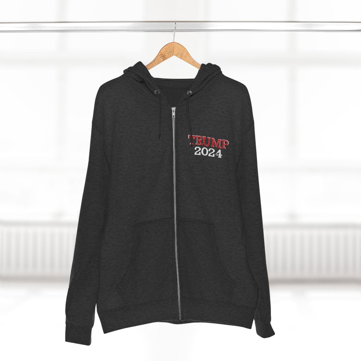 Unapologetically MAGA - Trump 2024 Zip-Up Hoodie