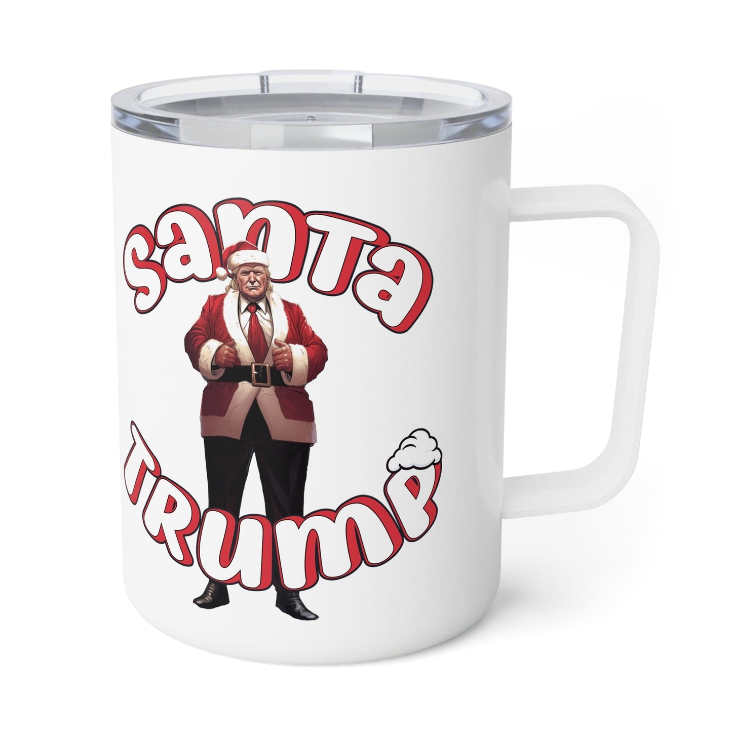 Santa Trump Insulated Coffee Mug, 10oz