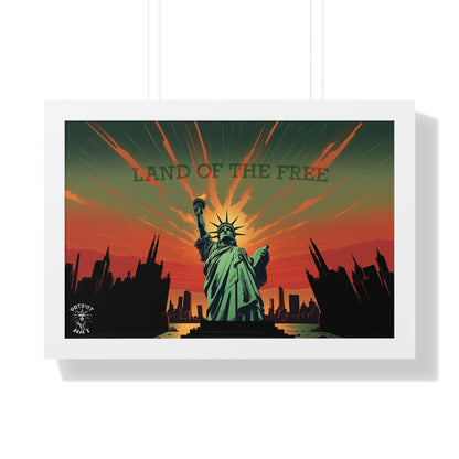 Land of the Free Framed Poster