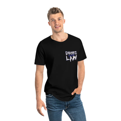 Enforce The Law Curved Hem Tee