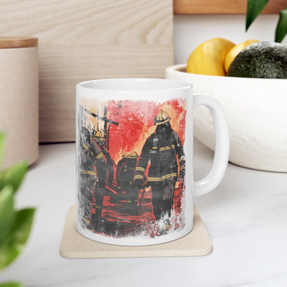 Firefighters Ceramic Mug 11oz