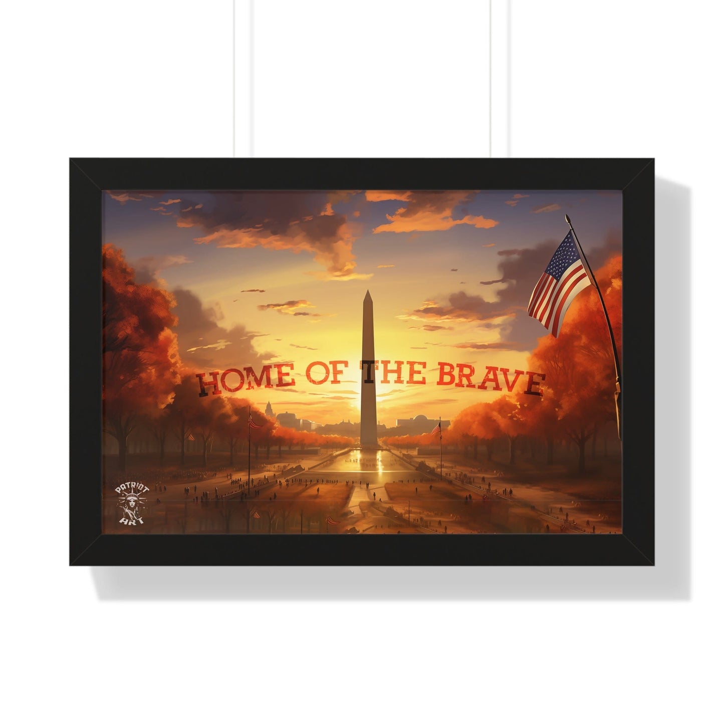 Home of the Brave Framed Poster