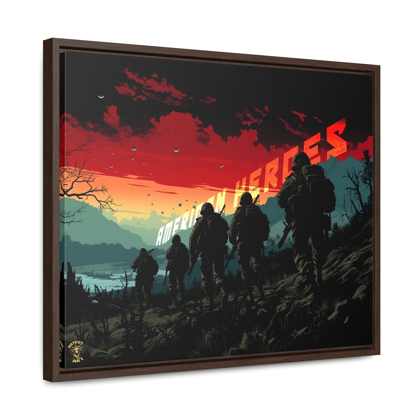 Armed Forces Framed Gallery Canvas Wraps