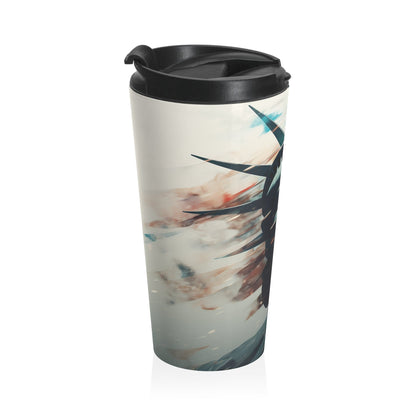 Lady Liberty Stainless Steel 15oz Travel Mug