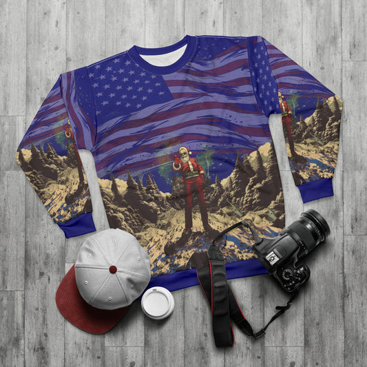 Santa Thumbs Up - All Over Print - Sweatshirt