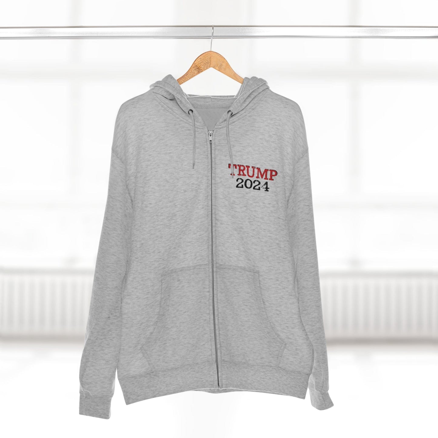 Unapologetically MAGA - Trump 2024 Zip-Up Hoodie