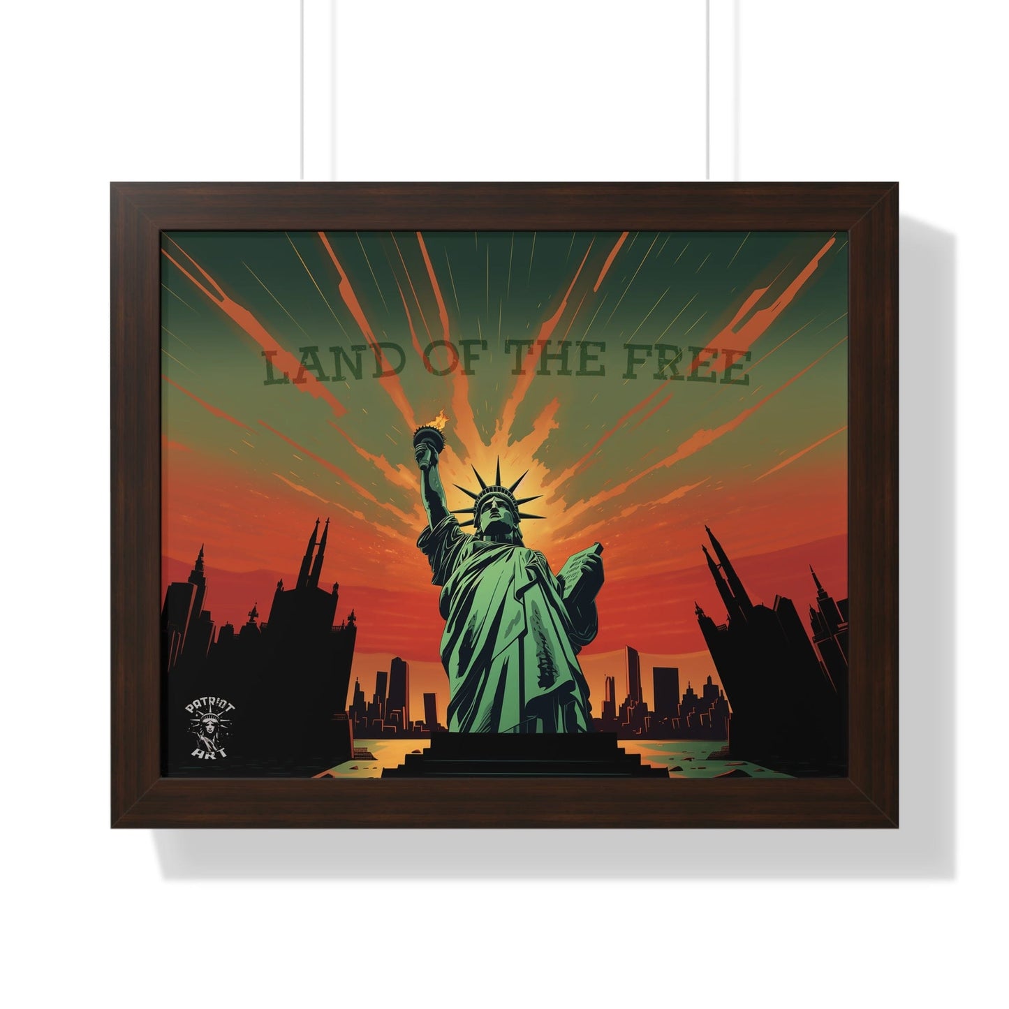 Land of the Free Framed Poster